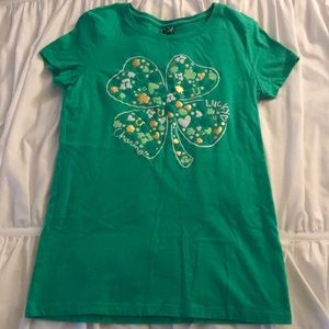 Girls 4 leaf clover T-shirt
